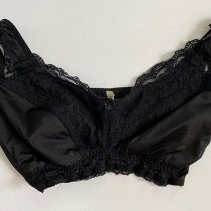 Rhonda Shear Womens Black Lace Bralette Size XL